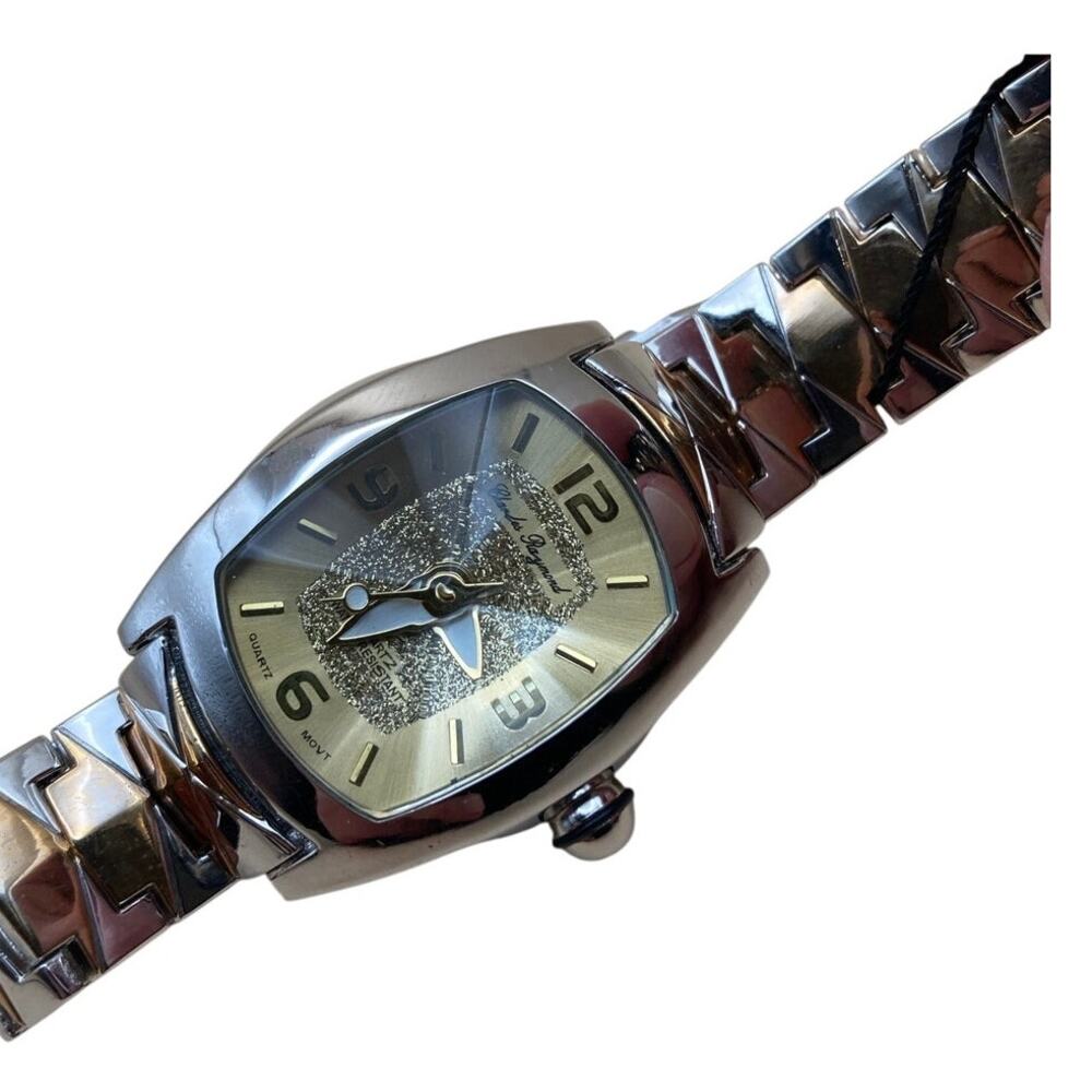 Charles Raymond Women's Quartz Dress Watch Pyramid Style Crystal - Fresh Battery
